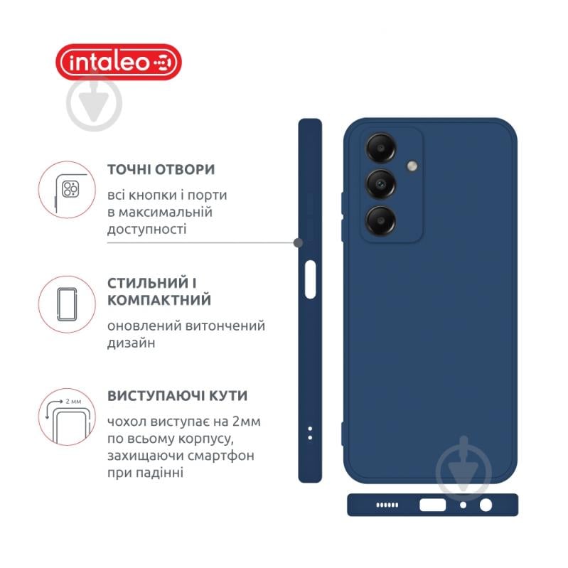 Чехол Intaleo SoftShell для Samsung Galaxy A05s голубой - фото 4