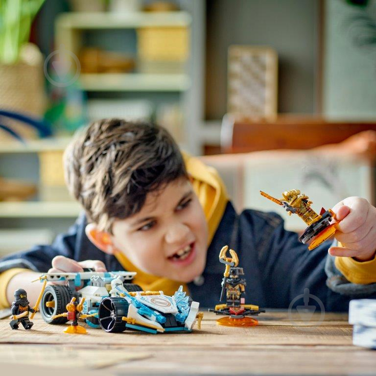 Конструктор LEGO NINJAGO Суперсила дракона Зейна автомобиль для гонки спин-джитса 71791 - фото 4