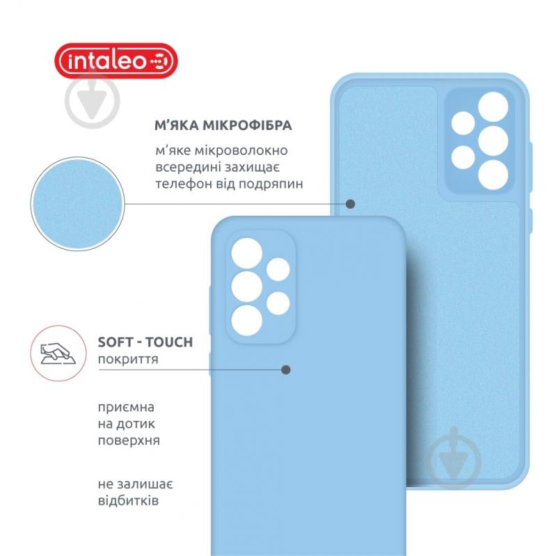Чехол Intaleo SoftShell для Samsung Galaxy A72 голубой - фото 5