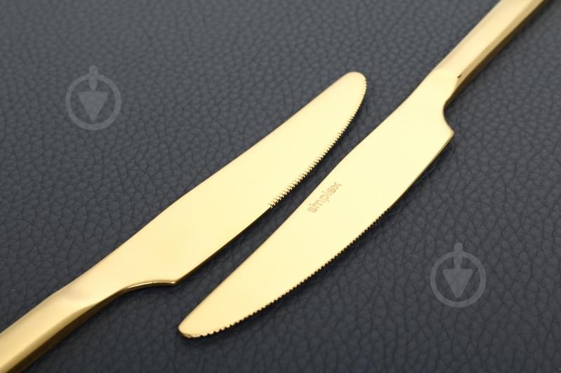 Набор ножей Simplex столовых Dublin Gold 2 шт - фото 7