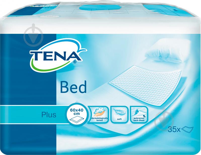 Пелюшки Tena Bed Plus 40х60 см білий 770122 - фото 1