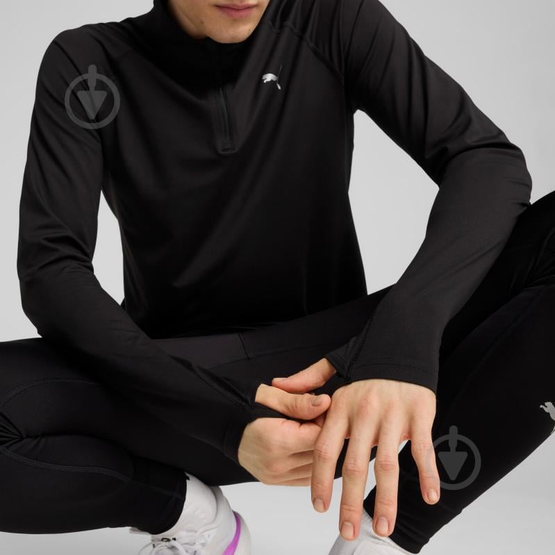 Джемпер Puma M RUN VELOCITY CLOUDSPUN 1/4 ZIP 52662701 р.L чорний - фото 7 Джемпер Puma M RUN VELOCITY CLOUDSPUN 1/4 ZIP 52662701 р.L чорний - фото 7