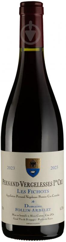 Вино Domaine Follin Arbelet Pernand-Vergelesses 1er Cru Les Fichots 2023 0,75 л - фото 1