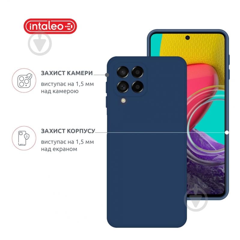 Чехол Intaleo SoftShell для Samsung Galaxy M53 5G синий - фото 3 Чехол Intaleo SoftShell для Samsung Galaxy M53 5G синий - фото 3