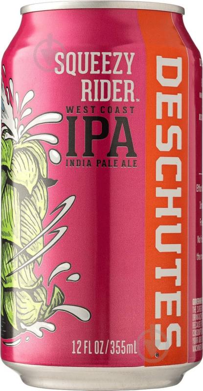 Пиво Deschutes Squeezy Rider IPA 0,355 л - фото 1