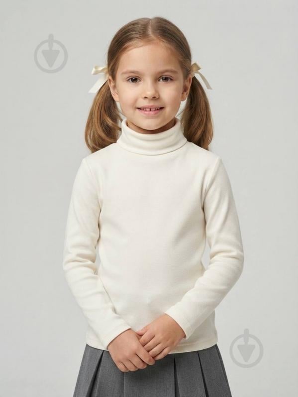 Гольф унисекс Piccolo р.152 молочный 580014 - фото 1