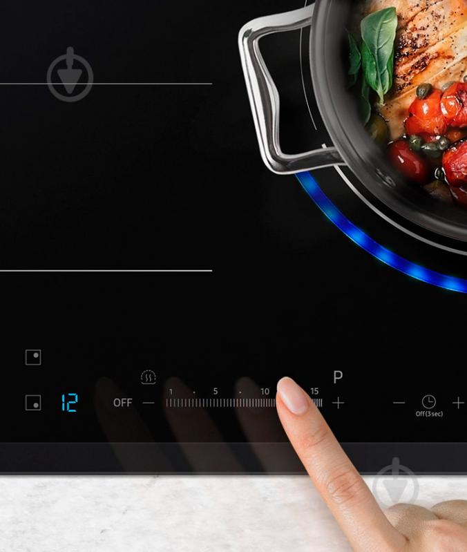 Варочная поверхность индукционная Samsung Virtual Flame NZ64R9777GK/W1 - фото 11