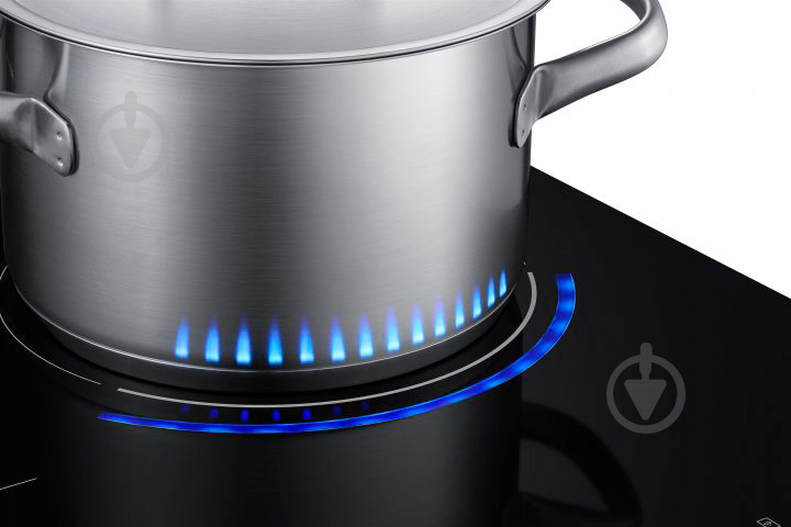 Варочная поверхность индукционная Samsung Virtual Flame NZ64R9777GK/W1 - фото 7