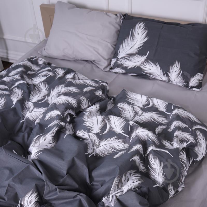 Комплект постельного белья Бязь 17-0591 Feathers Black 143х210 см мультиколор MirSon - фото 1 Комплект постельного белья Бязь 17-0591 Feathers Black 143х210 см мультиколор MirSon - фото 1