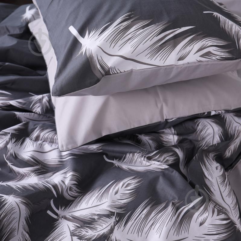 Комплект постельного белья Бязь 17-0591 Feathers Black 143х210 см мультиколор MirSon - фото 5 Комплект постельного белья Бязь 17-0591 Feathers Black 143х210 см мультиколор MirSon - фото 5