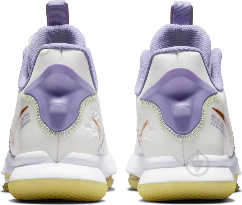 Кроссовки Nike LeBron Witness 5 CQ9380-102 р.43 фиолетово-желтые - фото 8