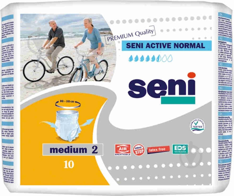 Подгузники Seni для взрослых ACTIVE Normal medium 10 шт. - фото 1 Подгузники Seni для взрослых ACTIVE Normal medium 10 шт. - фото 1