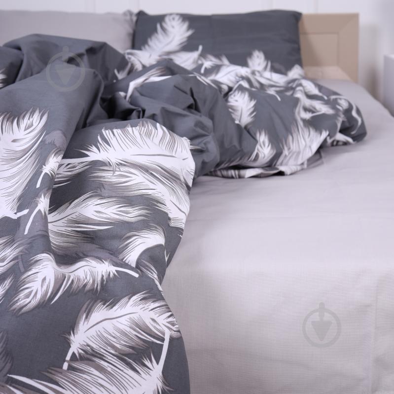 Комплект постельного белья Бязь 17-0591 Feathers Black 175х210 см мультиколор MirSon - фото 3 Комплект постельного белья Бязь 17-0591 Feathers Black 175х210 см мультиколор MirSon - фото 3
