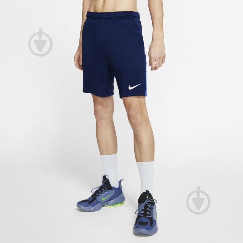 Шорты Nike M NK DF KNIT SHORT TRAIN CJ2007-492 р. M синий - фото 4