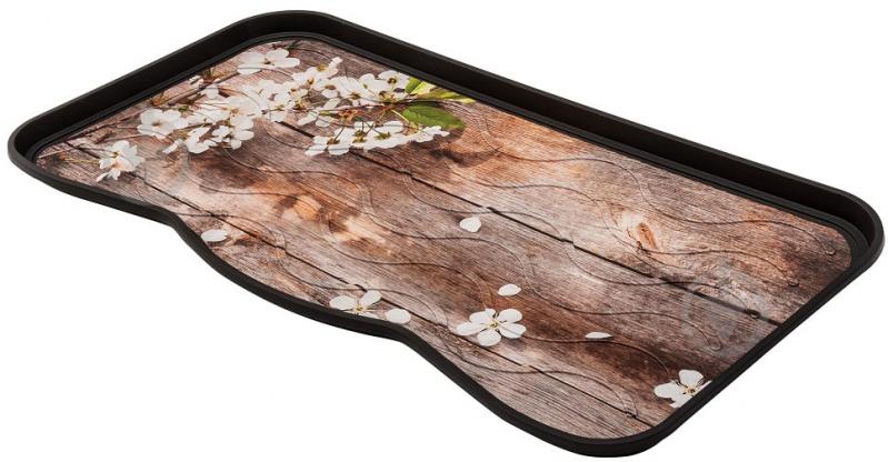 Підставка під взуття Multy Home Printed Boot Tray Flowers & Wood 38 х 75 - фото 2