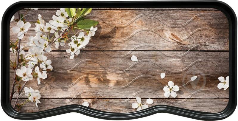 Підставка під взуття Multy Home Printed Boot Tray Flowers & Wood 38 х 75 - фото 1