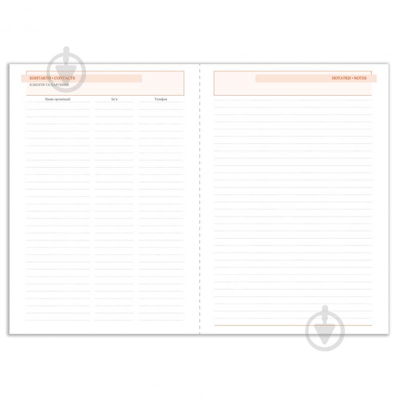 Щоденник датований синій 352 стор. Leo Planner Destiny A6 2024 - фото 9