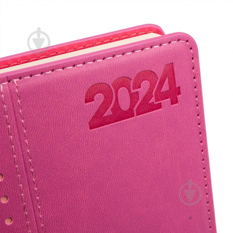 Щоденник датований сливовий 352 стор. Leo Planner Destiny A6 2024 - фото 4
