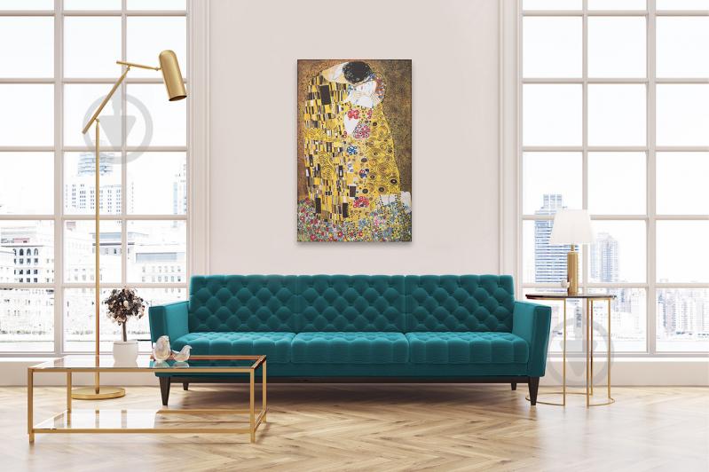 Репродукция KLIMT KISS, 58-7 50x80 см - фото 4