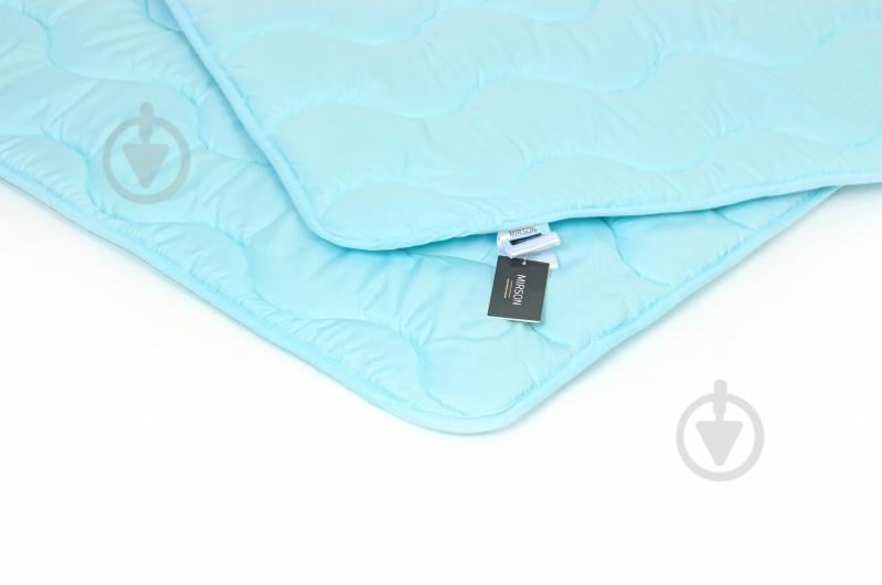 Одеяло хлопковое всесезонное №1655 Eco Light Blue 110x140 см MirSon голубой - фото 2