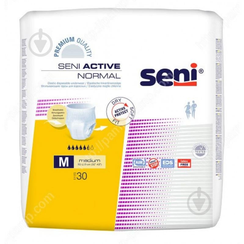 Трусы урологические для женщин Seni ACTIVE NORMAL MEDIUM 30 шт. - фото 1