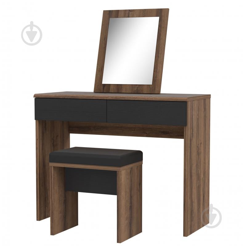 Столик туалетний Bellevue 1003х1325х413 мм дуб болотний / дуб болотний - фото 3 Столик туалетний Bellevue 1003х1325х413 мм дуб болотний / дуб болотний - фото 3