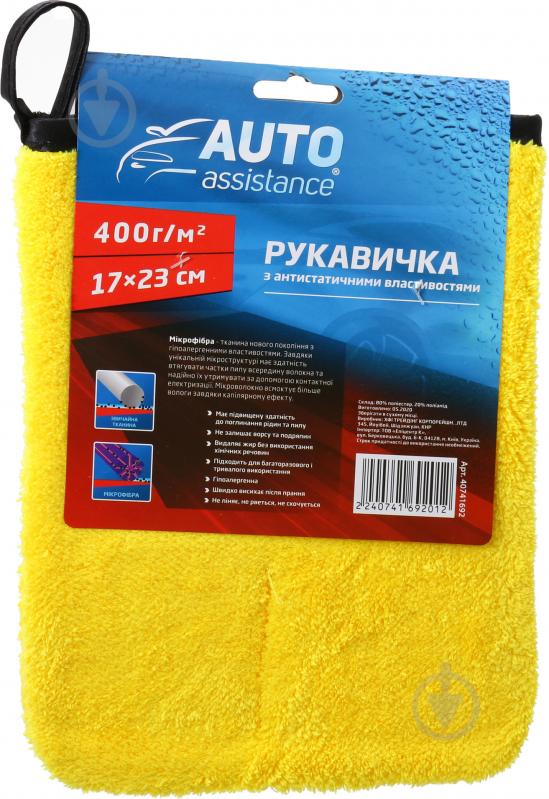 Рукавички Auto Assistance 17x23 см з покриттям мікрофібра 3XL (12) HFI-AG1 - фото 1