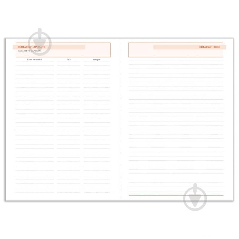 Дневник датированный Saga белый 352 стр. Leo Planner Unique A6 2024 - фото 4