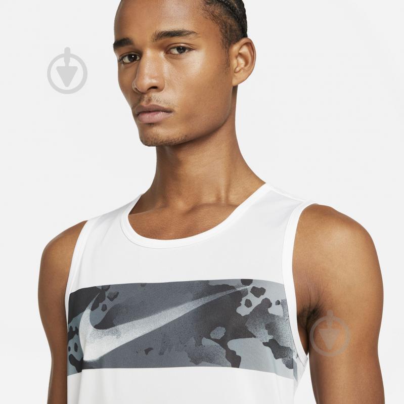 Майка Nike M NK LEG TANK SW CAMO DA1589-100 р.S білий - фото 3