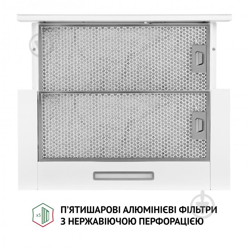 Вытяжка Perfelli TLS 6363 WH 700 LED Sensor телескопическая - фото 6