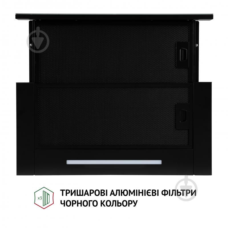 Вытяжка Perfelli TLS 6763 BL 1100 LED Sensor телескопическая - фото 6 Вытяжка Perfelli TLS 6763 BL 1100 LED Sensor телескопическая - фото 6