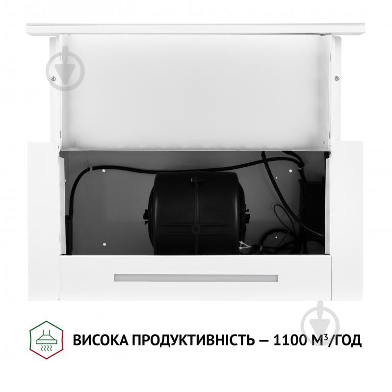 Вытяжка Perfelli TLS 6763 WH 1100 LED Sensor телескопическая - фото 7