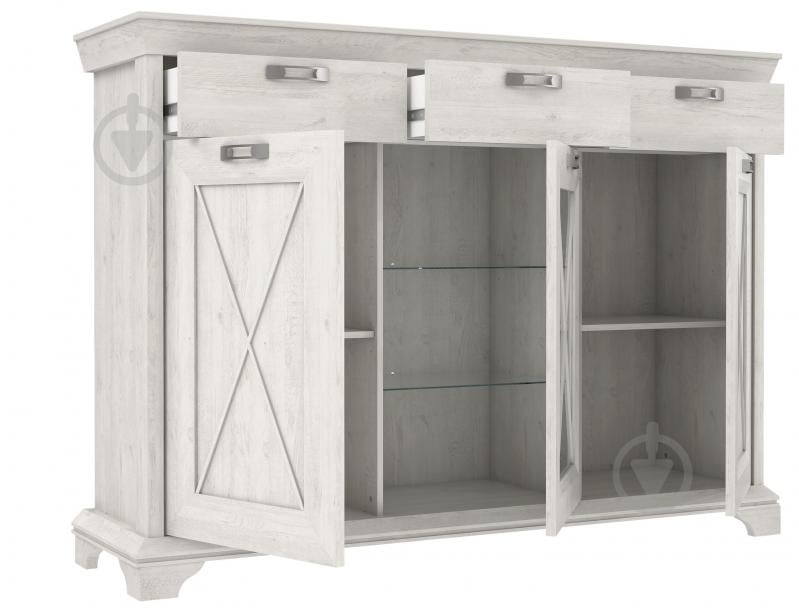 Комод Forte Meble Kashmir KSMV331 1777х1277х483 мм пиния белая - фото 2