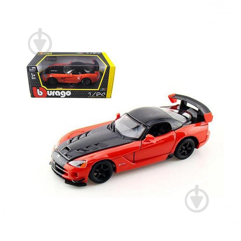 Автомодель Bburago 1:32 DODGE VIPER SRT10 ACR 18-22114 18-22114 - фото 2