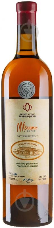 Вино Tchotiashvili Mtsvane Rcheuli Qvevri 0,75 л - фото 1 Вино Tchotiashvili Mtsvane Rcheuli Qvevri 0,75 л - фото 1