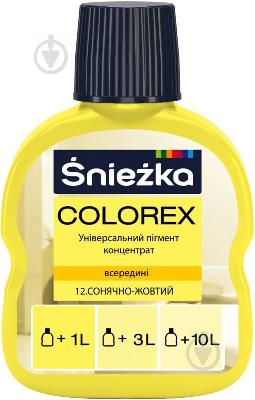 Пігмент Sniezka Colorex жовтий сонячний 100 мл - фото 1
