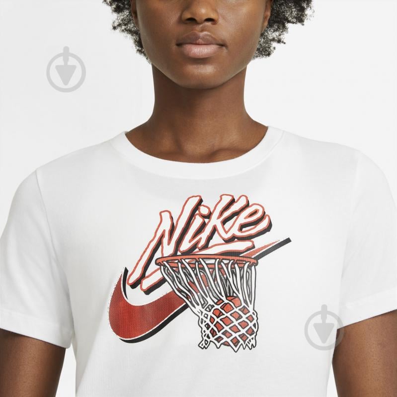 Футболка Nike W NK DRY OC F SWOOSH SS TEE DB6195-100 р.M белый - фото 3