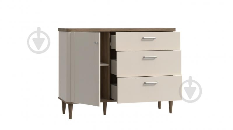 Комод Forte Meble Lacetti LCTK221L 1210х920х412 мм дуб валенсия/бежевый - фото 2