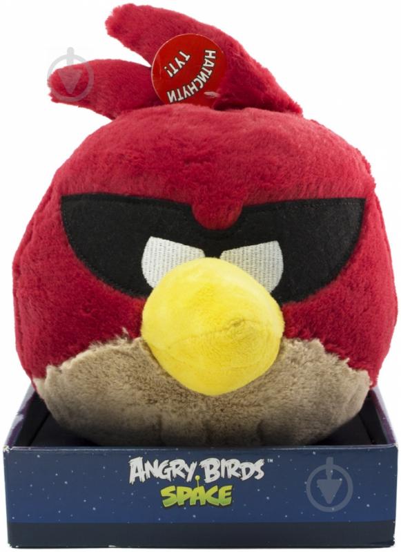 М'яка іграшка Angry Birds Space Пташка 20 см червоний 92671 - фото 1