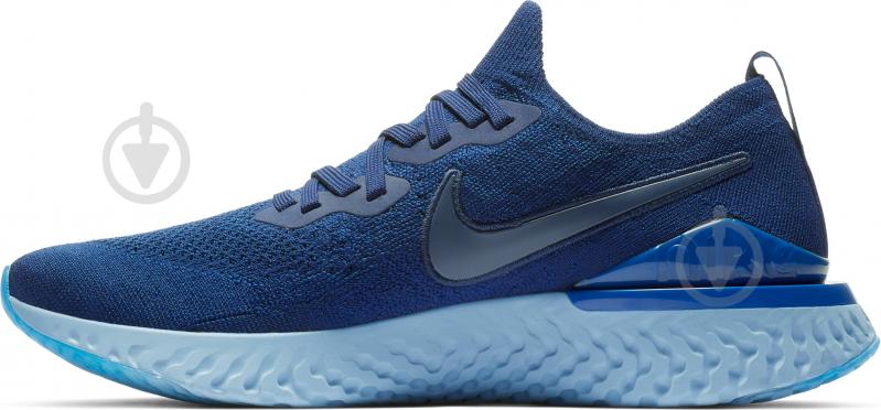 Кроссовки мужские Nike EPIC REACT FLYKNIT 2 BQ8928-400 р.41 темно-синие - фото 4