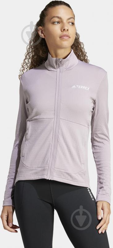 Джемпер Adidas W MT LT FL JA IQ3747 р.XL фиолетовый - фото 1