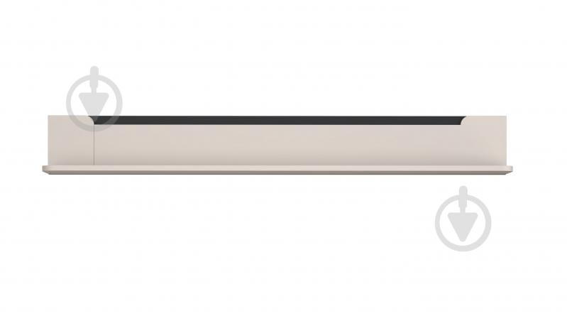 Полка Forte Meble Vodol 2000x256 мм бежевый/черный (УТ0023448:M849 Бежевий/Чорний) - фото 2 Полка Forte Meble Vodol 2000x256 мм бежевый/черный (УТ0023448:M849 Бежевий/Чорний) - фото 2