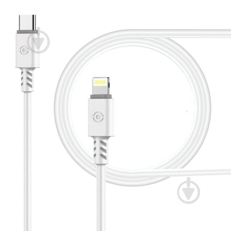 Кабель Intaleo USB Type-C-Lightning (31278511) 1,2 м белый - фото 1 Кабель Intaleo USB Type-C-Lightning (31278511) 1,2 м белый - фото 1