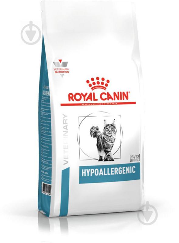 Корм сухой для кошек при нежелательной реакции на корм Royal Canin Hypoallergenic 500 г - фото 1