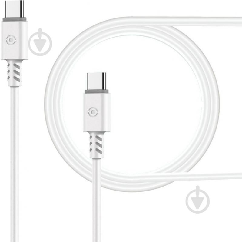 Кабель Intaleo USB Type-C- to USB Type-C (31278512) 1,2 м белый - фото 1