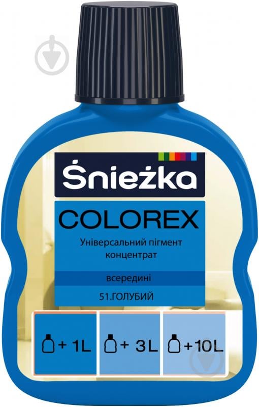 Пігмент Sniezka Colorex блакитний 100 мл - фото 1