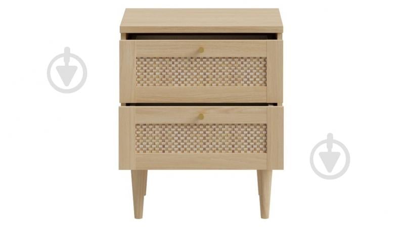 Тумба приліжкова Forte Meble Calasetta 500x610x350 мм дуб елегант/дуб натуральний - фото 4 Тумба приліжкова Forte Meble Calasetta 500x610x350 мм дуб елегант/дуб натуральний - фото 4