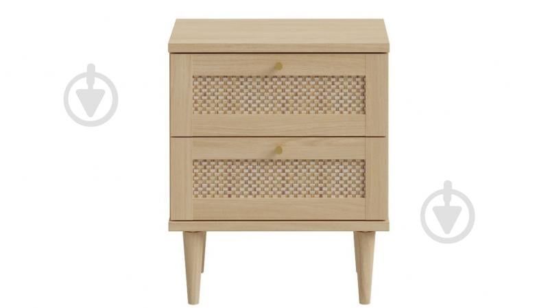 Тумба приліжкова Forte Meble Calasetta 500x610x350 мм дуб елегант/дуб натуральний - фото 3 Тумба приліжкова Forte Meble Calasetta 500x610x350 мм дуб елегант/дуб натуральний - фото 3