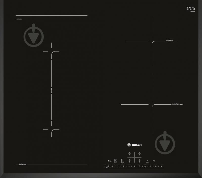 Варочная поверхность индукционная Bosch PVS651FB1E - фото 1