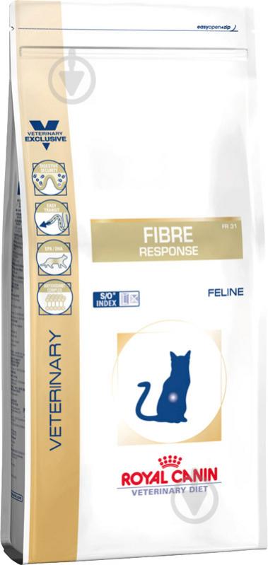 Корм сухой для кошек при расстройствах пищеварения Royal Canin Fibre Response 2 кг - фото 1